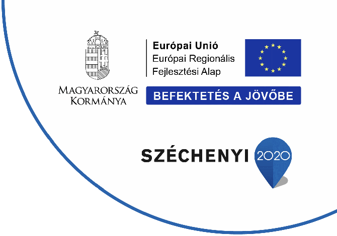 Széchenyi 2020 logo at top position